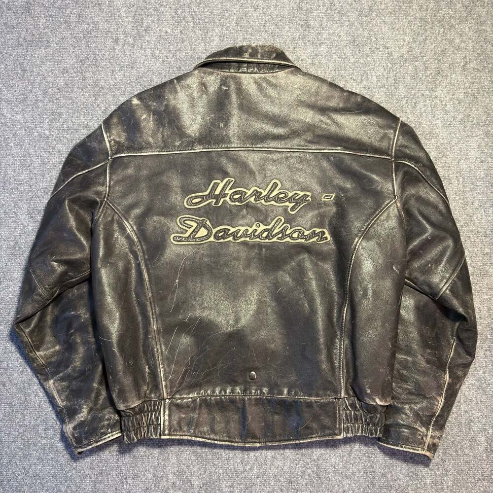 Vintage Harley-Davidson Leather Motorcycle Jacket